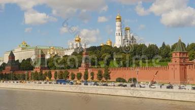 莫斯科，俄罗斯-2016年8月13日：克里姆林宫在夏天。 2016.